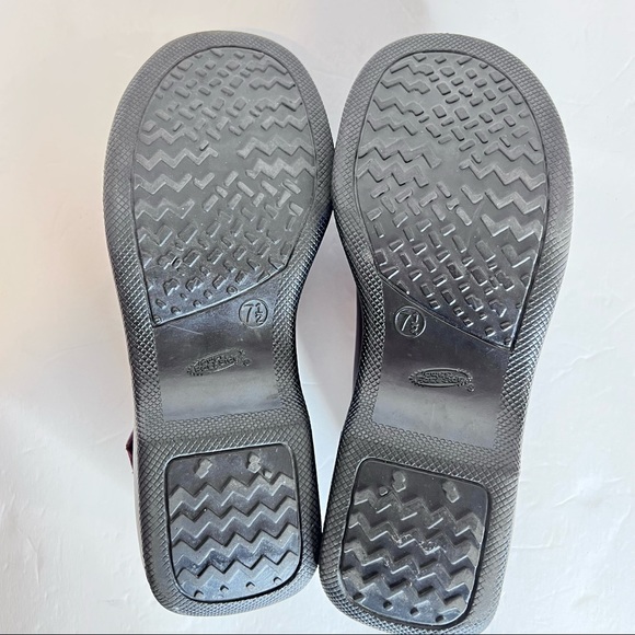 Lower East Side Mary Jane Wedge Platform Strap Loafer size 7.5 Red Brown 90 Vibe - Picture 4 of 13